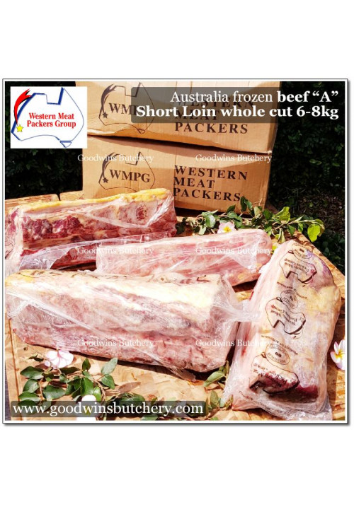 Beef rib SHORTLOIN frozen Australia A (budged beef) WMPG WHOLE CUT +/-9kg (price/kg) PRE-ORDER